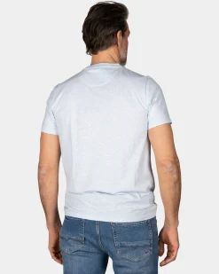 NZA New Zealand Auckland Basic lichtblauw t-shirt