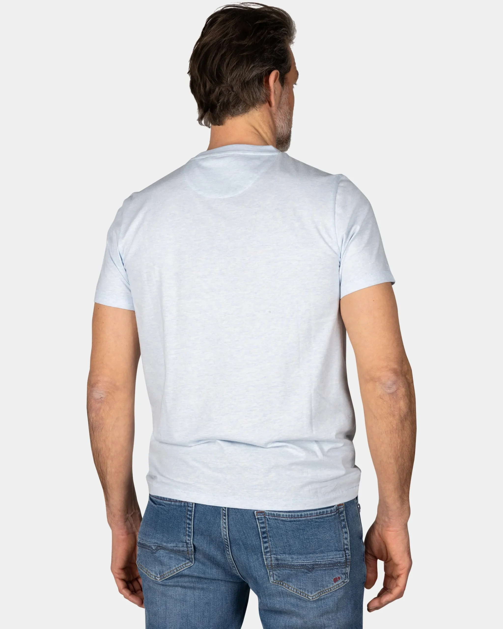 NZA New Zealand Auckland Basic lichtblauw t-shirt