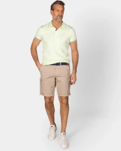 NZA New Zealand Auckland Basic lichtgroene effen polo