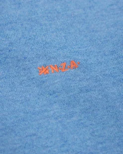 NZA New Zealand Auckland Basis felblauw poloshirt