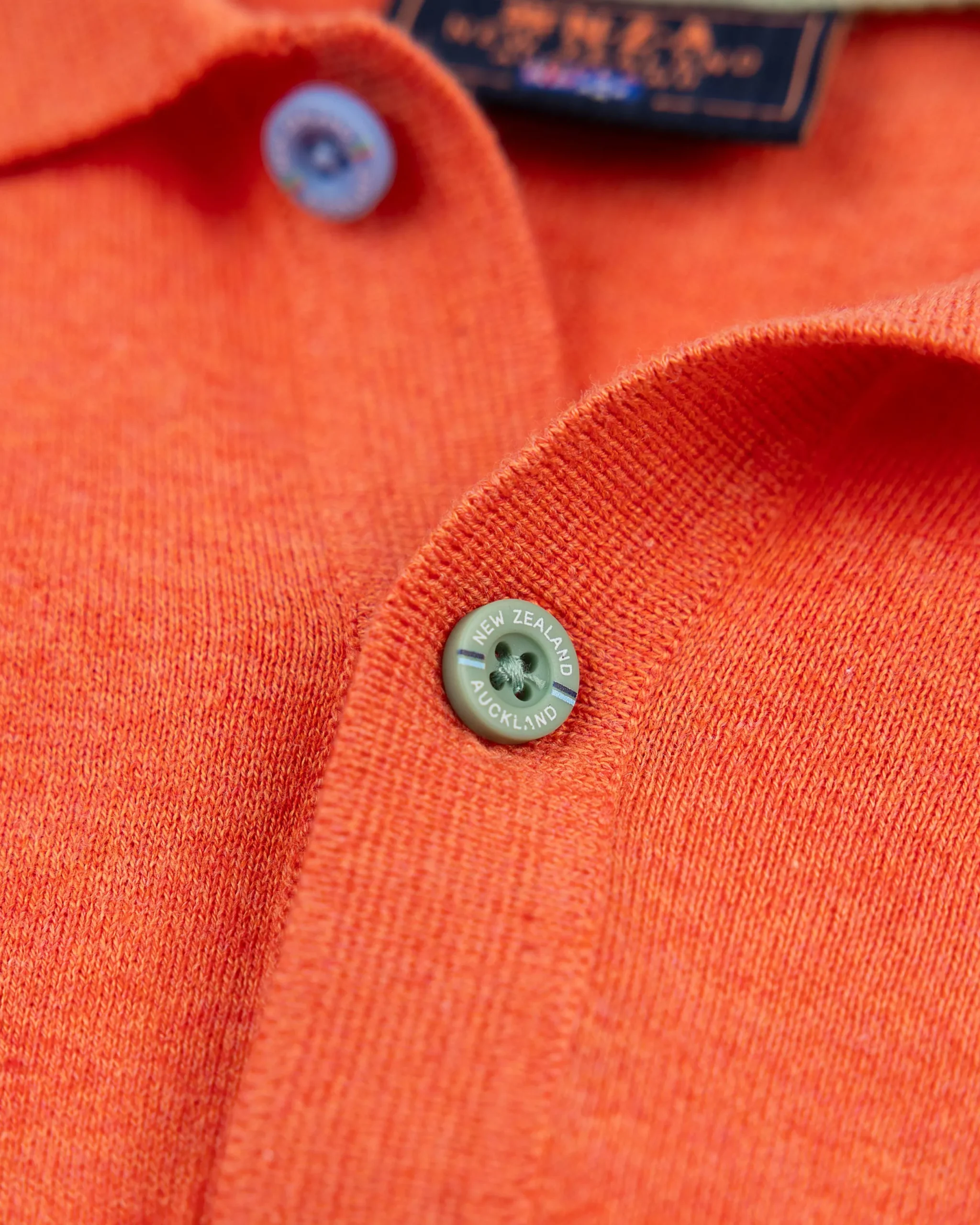 NZA New Zealand Auckland Basis oranje poloshirt