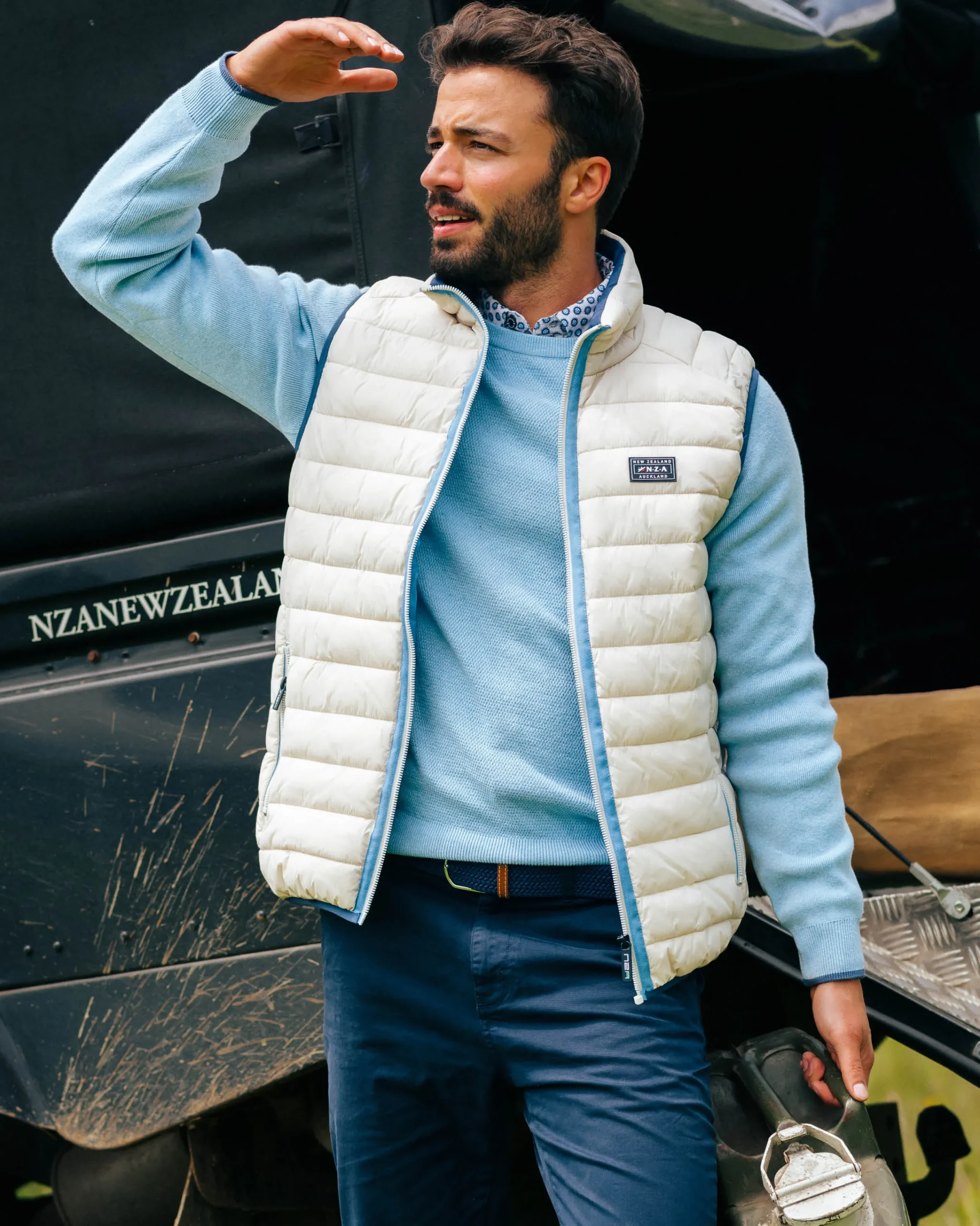 NZA New Zealand Auckland Beige bodywarmer