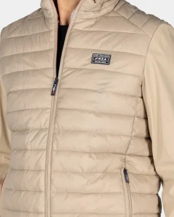 NZA New Zealand Auckland Beige gewatteerd jack