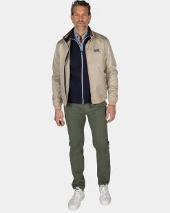 NZA New Zealand Auckland Beige katoenen bomberjack