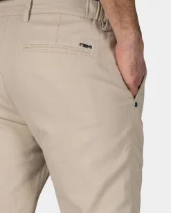 NZA New Zealand Auckland Beige katoenen chino met stretch