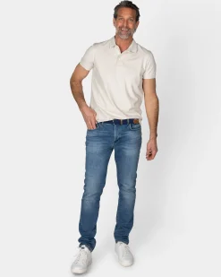 NZA New Zealand Auckland Beige katoenen polo