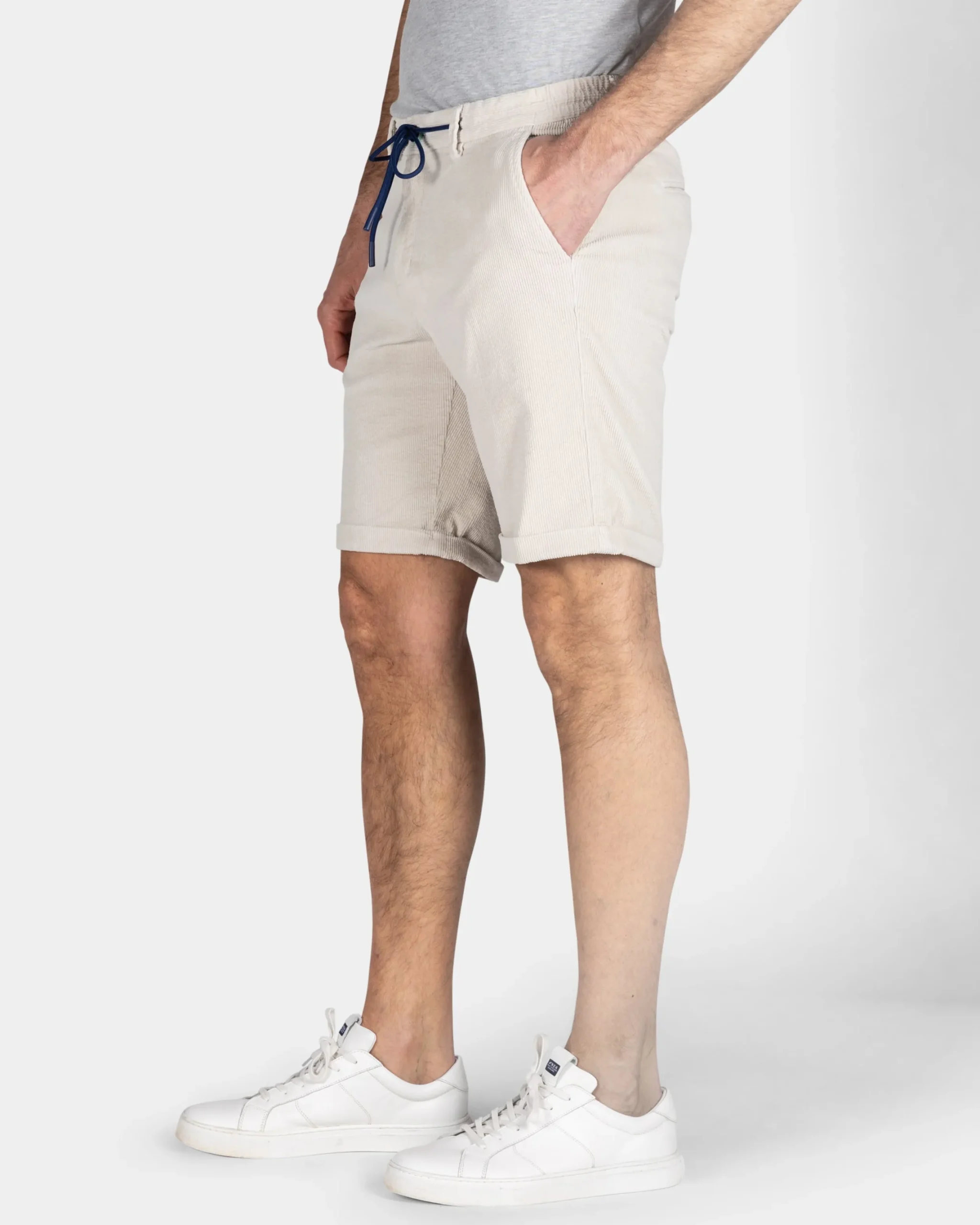 NZA New Zealand Auckland Beige korte broek van rib