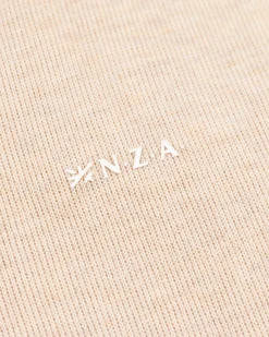 NZA New Zealand Auckland Beige sweater met halve rits -