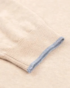 NZA New Zealand Auckland Beige trui met halve rits -