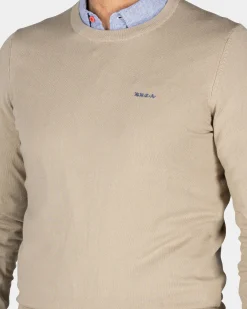 NZA New Zealand Auckland Beige trui met ronde hals