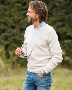 NZA New Zealand Auckland Beige trui met ronde hals