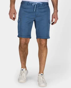 NZA New Zealand Auckland Blauw cargo short met stretch