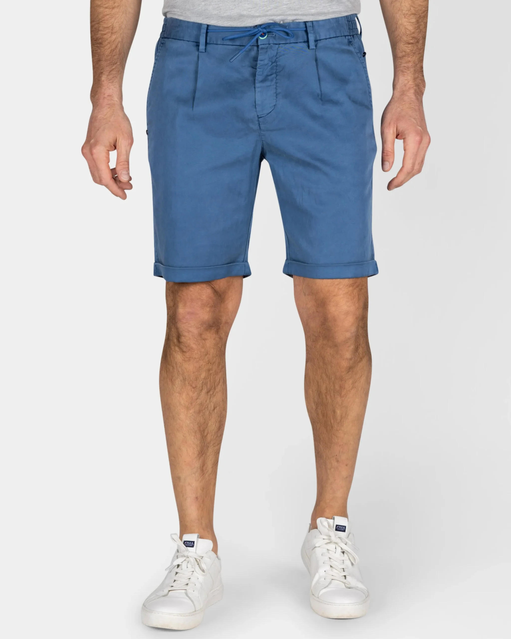 NZA New Zealand Auckland Blauw chino short met stretch
