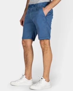 NZA New Zealand Auckland Blauw chino short met stretch