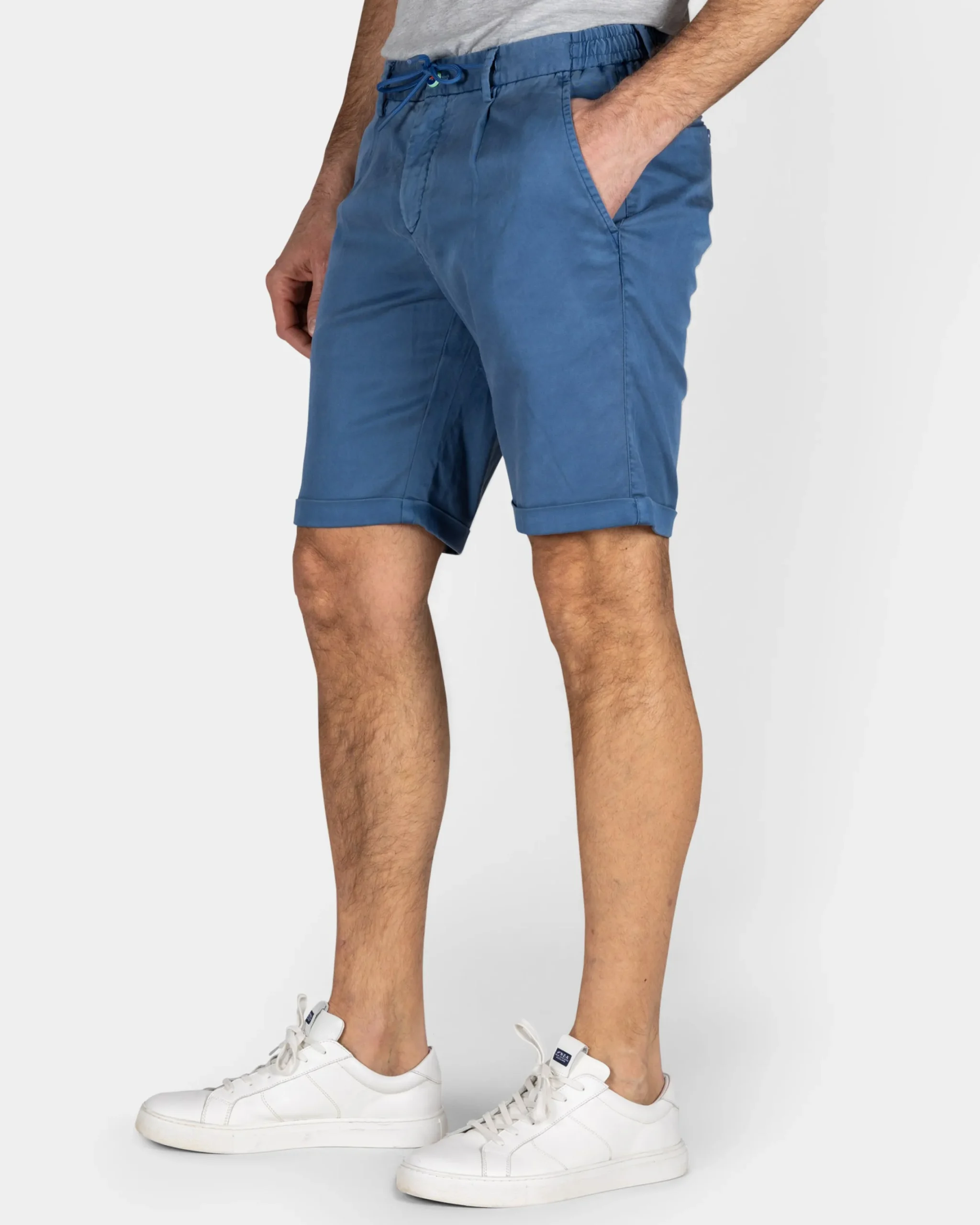 NZA New Zealand Auckland Blauw chino short met stretch