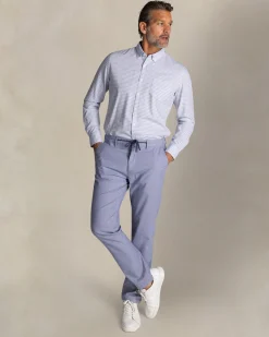 NZA New Zealand Auckland Blauw geruite katoenen overhemd met knoopsluiting