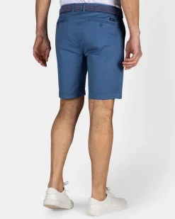 NZA New Zealand Auckland Blauw katoenen chino short