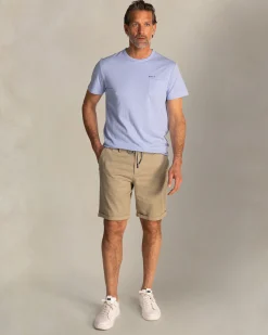 NZA New Zealand Auckland Blauw katoenen t-shirt met modaal