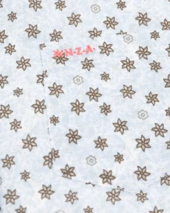 NZA New Zealand Auckland Blauw overhemd met bloemenprint -