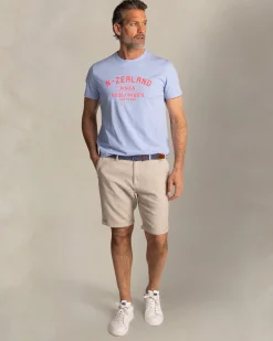 NZA New Zealand Auckland Blauw t-shirt met NZA logo op de borst