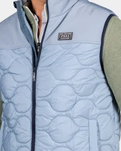 NZA New Zealand Auckland Blauwe gewatteerde bodywarmer -
