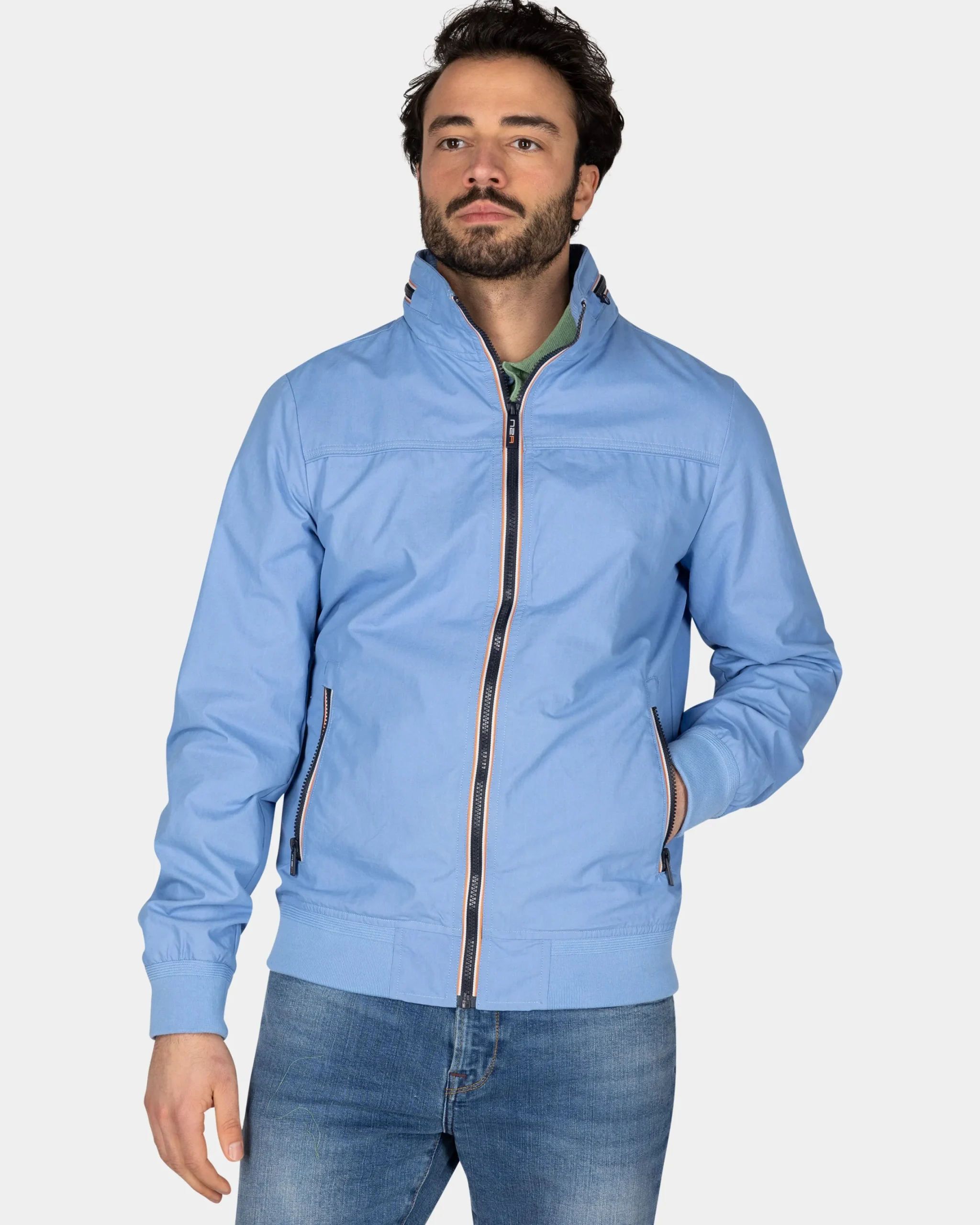 NZA New Zealand Auckland Blauwe katoenen bomber