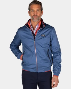 NZA New Zealand Auckland Blauwe katoenen bomberjack