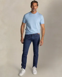 NZA New Zealand Auckland Blauwe katoenen longsleeve