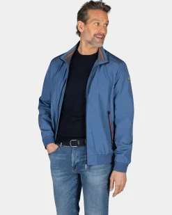 NZA New Zealand Auckland Blauwe nylon bomber