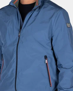 NZA New Zealand Auckland Blauwe nylon bomber