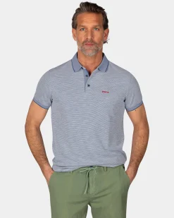 NZA New Zealand Auckland Blauwe polo met modaal