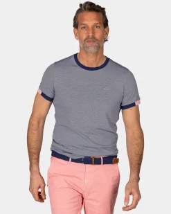 NZA New Zealand Auckland Blauwgrijs katoenen t-shirt