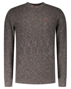 NZA New Zealand Auckland Bruine gebreide trui met ronde hals -