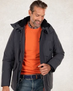 NZA New Zealand Auckland Canvas parka jas met capuchon -