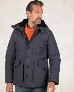 NZA New Zealand Auckland Canvas parka jas met capuchon -