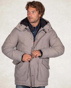 NZA New Zealand Auckland Canvas parka-jas met capuchon -