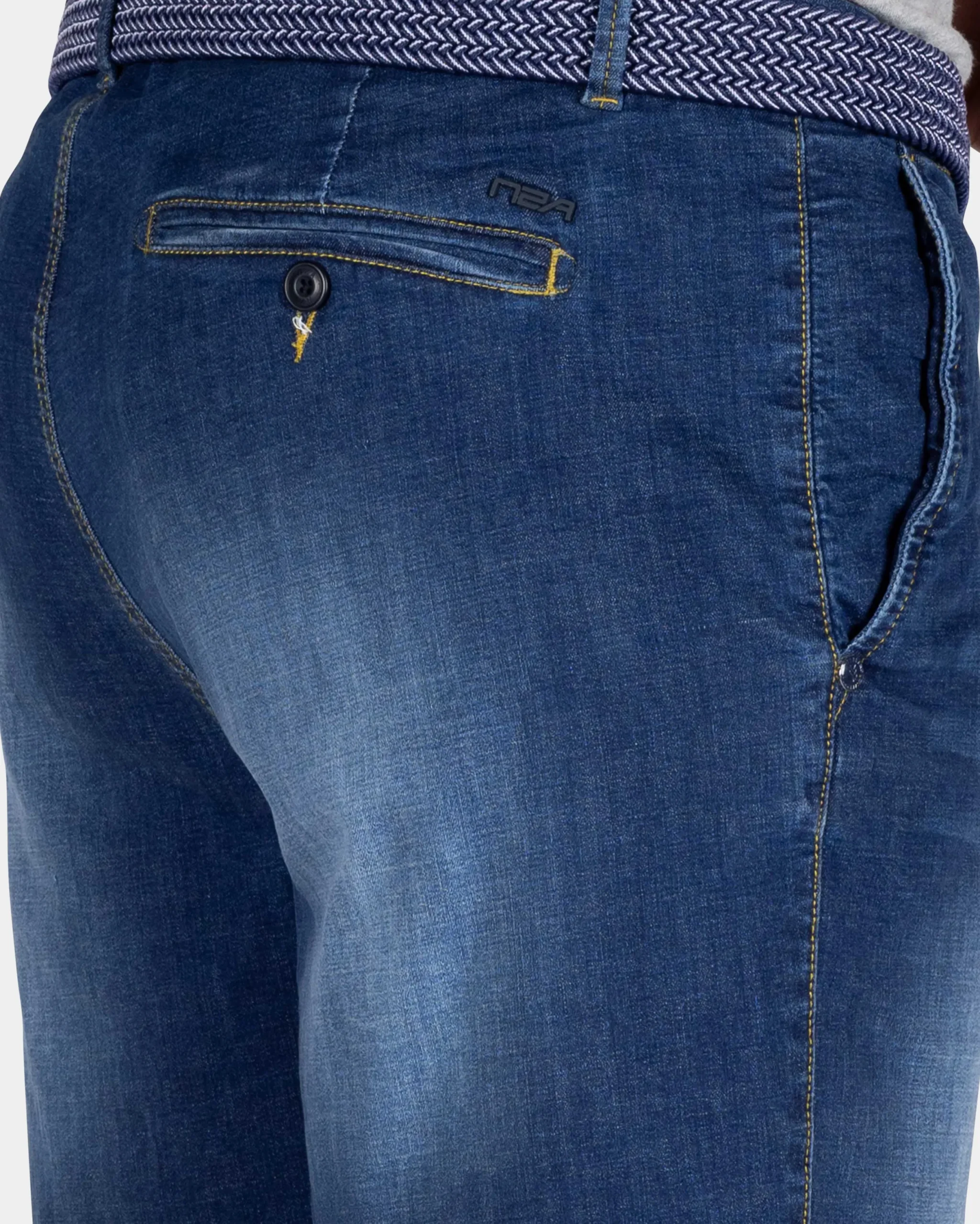 NZA New Zealand Auckland Donkerblauw denim short