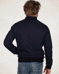 NZA New Zealand Auckland Donkerblauw gebreid vest -