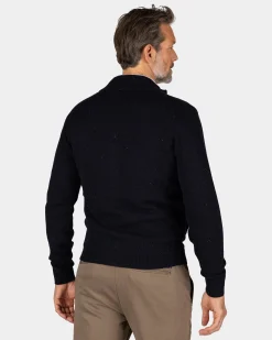 NZA New Zealand Auckland Donkerblauw wollen vest -