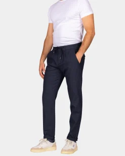 NZA New Zealand Auckland Donkerblauwe dobby chino -