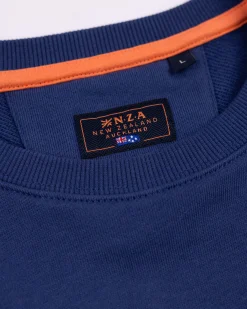 NZA New Zealand Auckland Donkerblauwe trui met lichtblauwe strepen