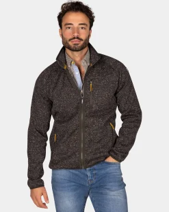 NZA New Zealand Auckland Donkerbruin fleece vest -