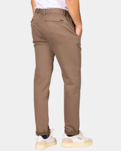 NZA New Zealand Auckland Donkerbruine jersey chino -