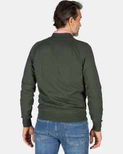 NZA New Zealand Auckland Donkergroen katoenen vest