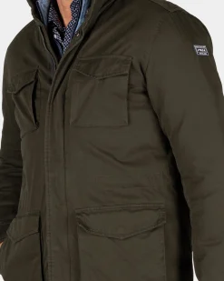 NZA New Zealand Auckland Donkergroene field jacket -