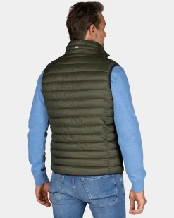 NZA New Zealand Auckland Donkergroene gewatteerde bodywarmer -