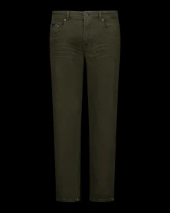 NZA New Zealand Auckland Donkergroene jeans met stretch -