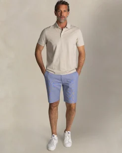 NZA New Zealand Auckland Ecru katoenen stretch polo