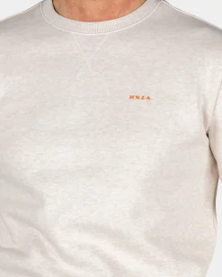 NZA New Zealand Auckland Ecru trui met ronde hals -