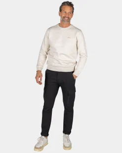 NZA New Zealand Auckland Ecru trui met ronde hals -